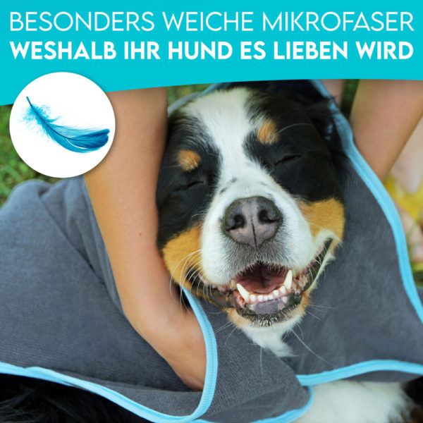 Mikrofaser Hundehandtuch – Bild 4